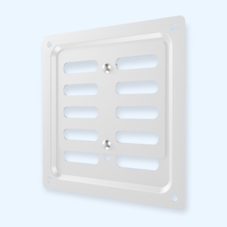 1515MER White ERA Решетка вентиляционная MER регулируемая 150x150 окраш.сталь White